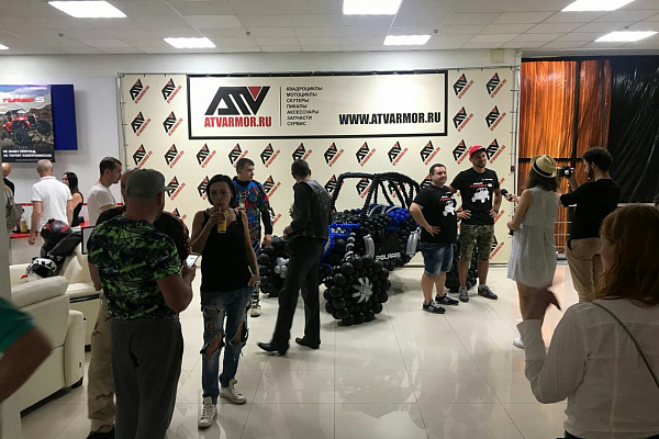 Презентация новейшего мотовездехода Polaris RZR TURBO S в салоне официального дилера Polaris ATVARMOR